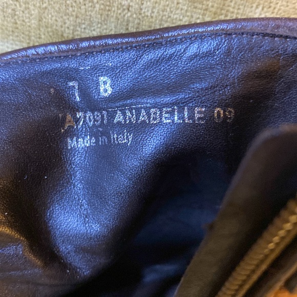 Coach pony skin and brown leather booties, size 7., used - Picture 4 of 4